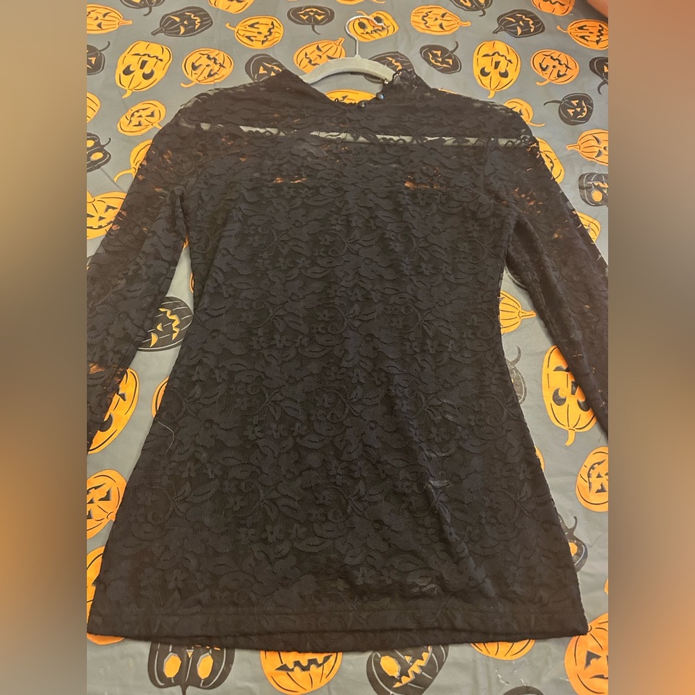 Elegant Black Lace shirt